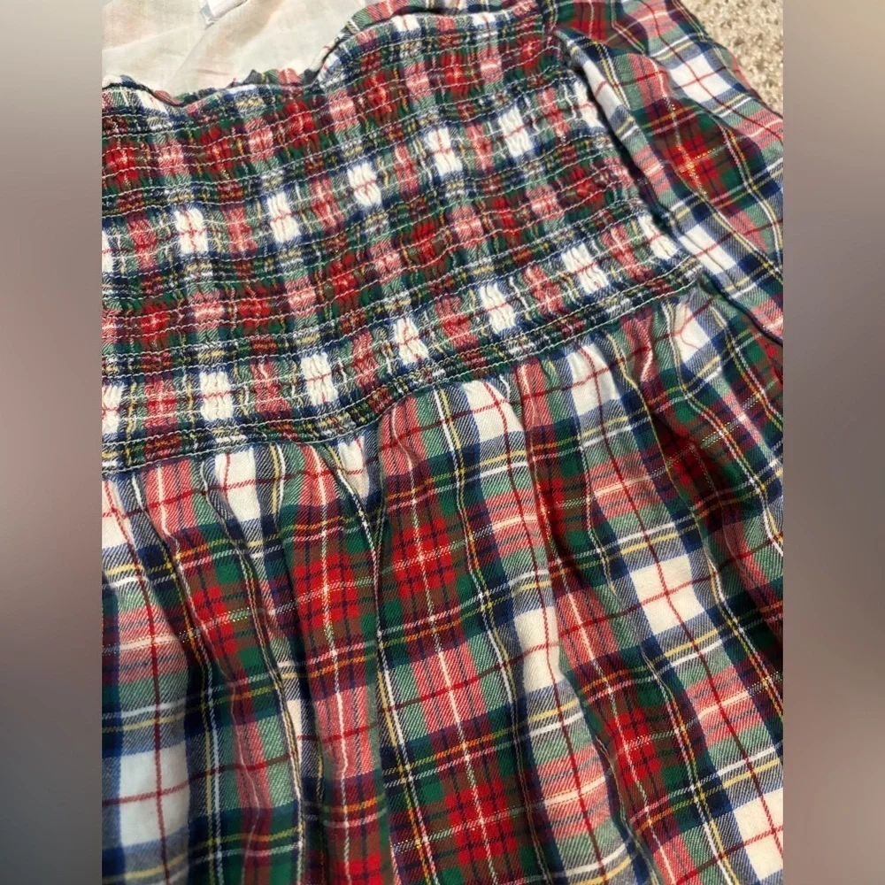 Gap Kids Plaid Cotton Christmas Dress Size Small | holiday | festive | classic